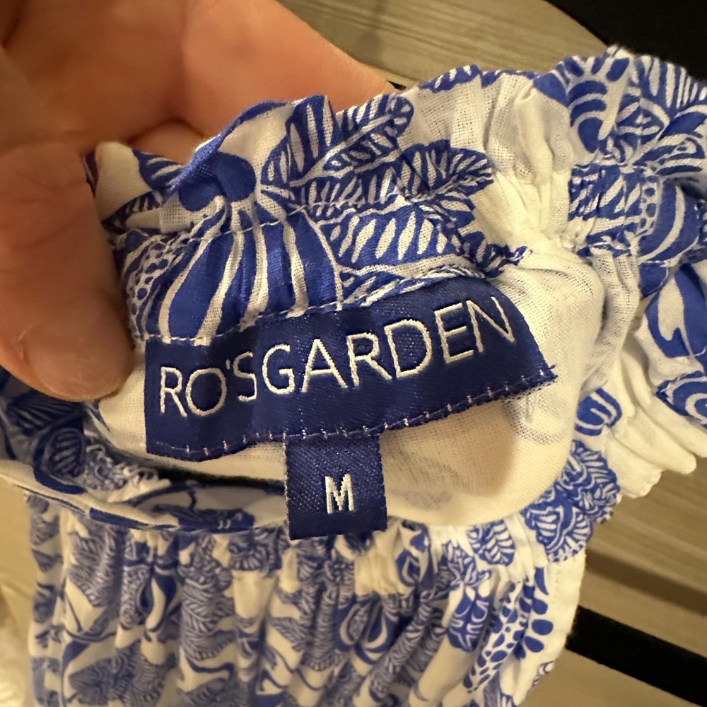 Ro’s Garden Blue patterned dress - Picture 3 of 3